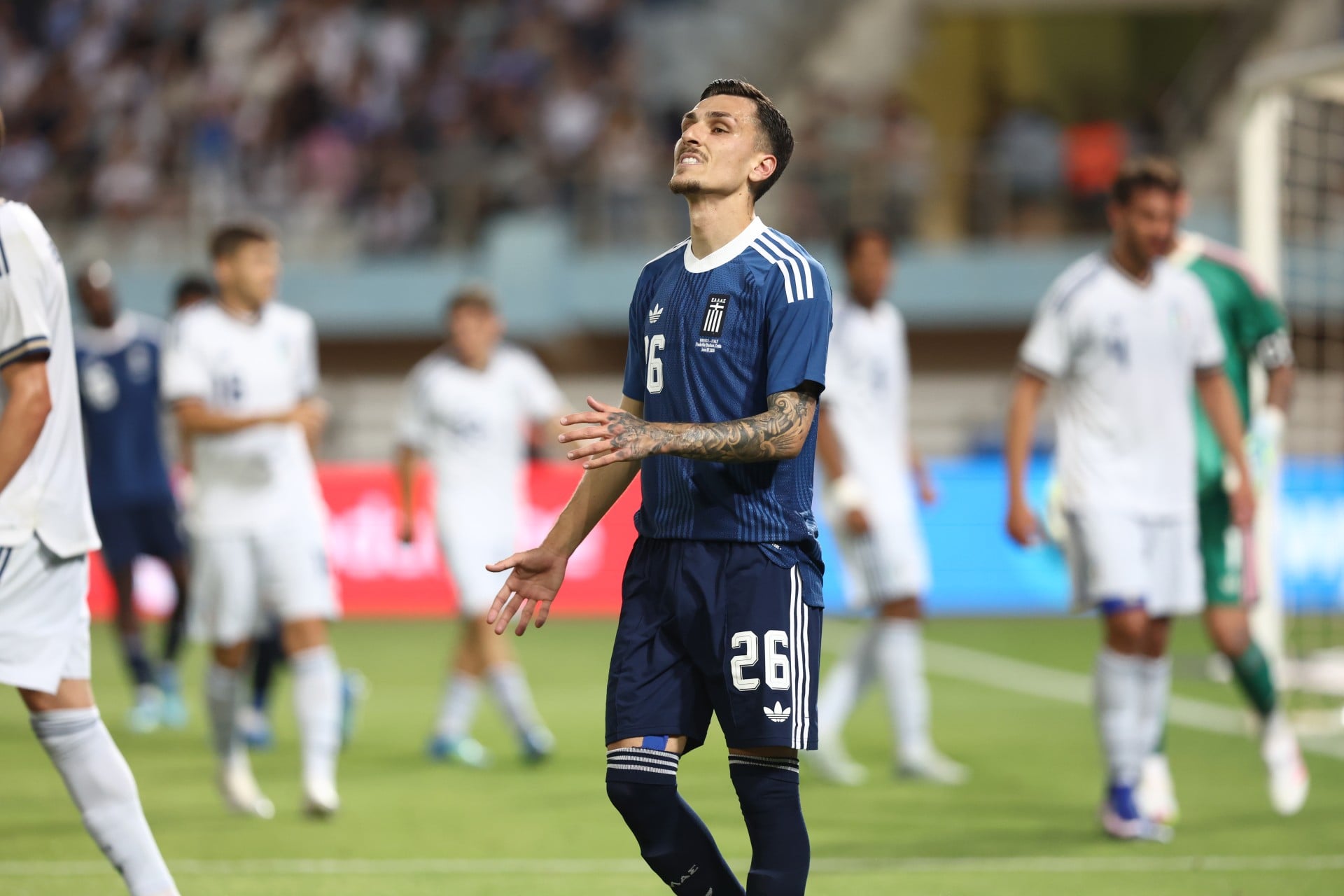 Ελλάδα - Ιταλία 0-1: Κακή εμφάνιση στο Ηράκλειο
