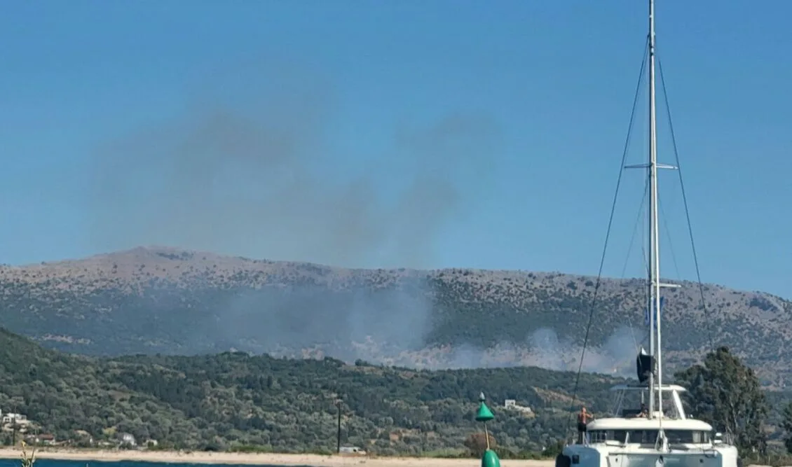 Πυρκαγιά σε χαμηλή βλάστηση στην Πλαγιά Αιτωλοακαρνανίας