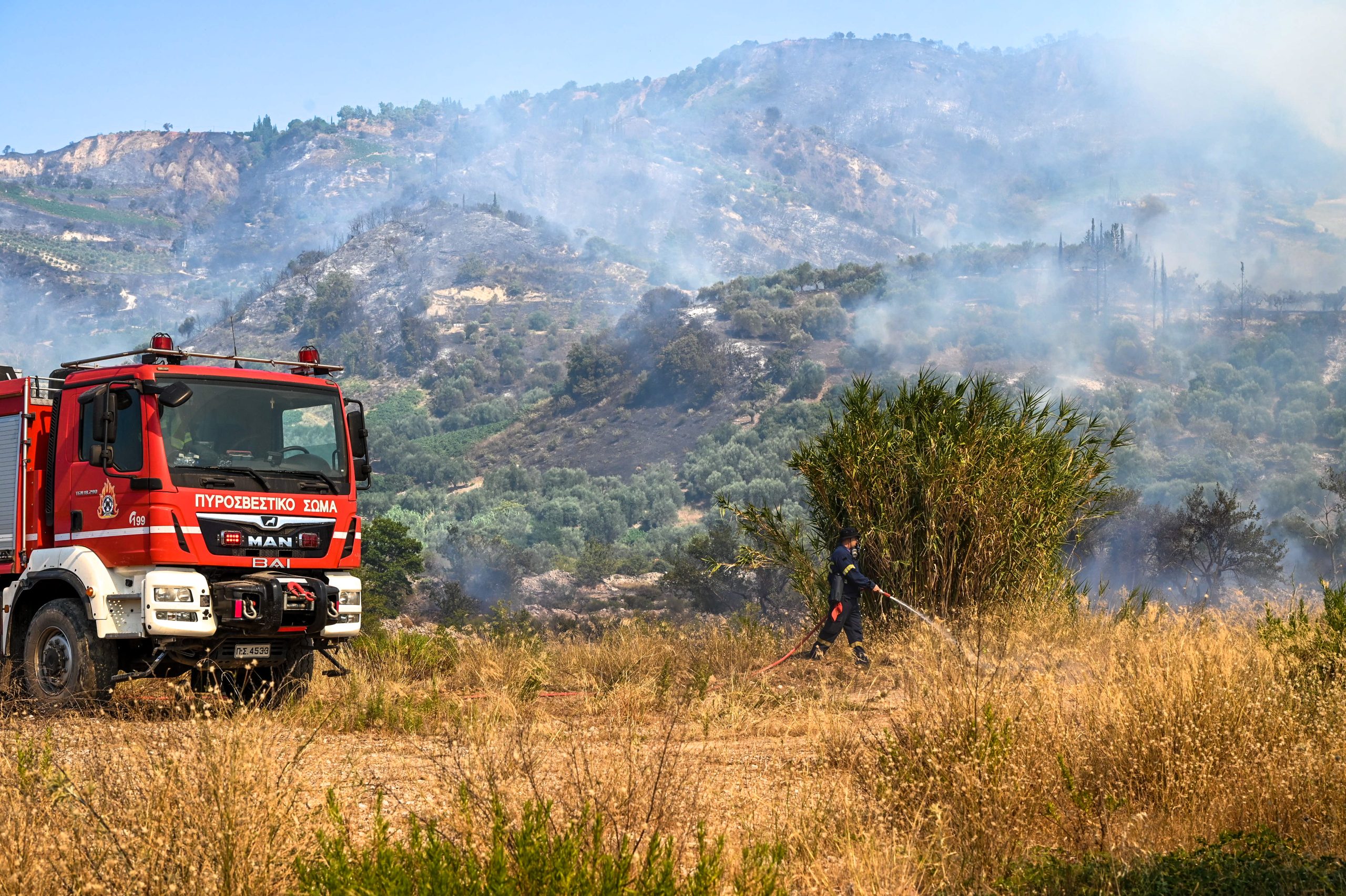 Πυρκαγιά στην Αχαΐα: Ενεργοποιήθηκε το σύστημα Copernicus για τη χαρτογράφηση των καμένων