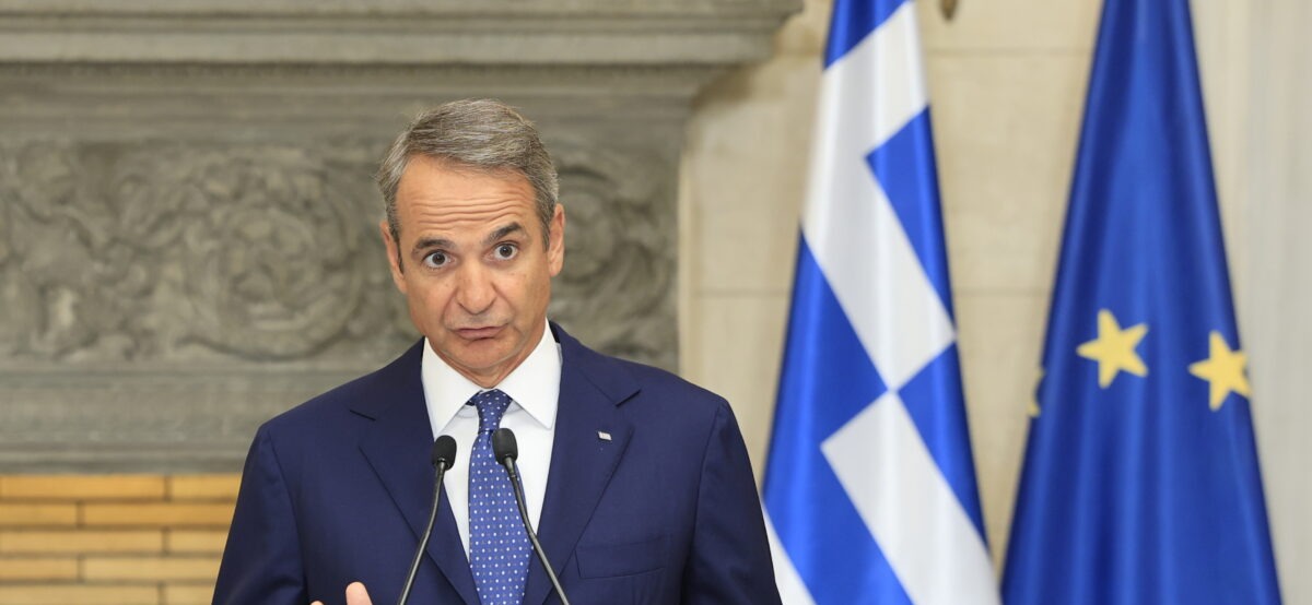 Συνάντηση Μητσοτάκη - Αούν στο Μέγαρο Μαξίμου: Η Ελλάδα στηρίζει τον Λίβανο