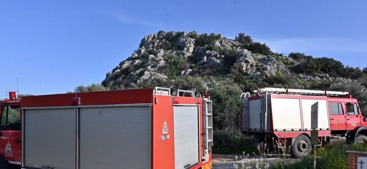 Φωτιά σε χαμηλή βλάστηση στη Σίνδο Θεσσαλονίκης