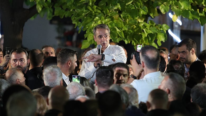 Επίσκεψη Μητσοτάκη στα Βριλήσσια: «Η αυτοδυναμία είναι πολιτικός μονόδρομος»